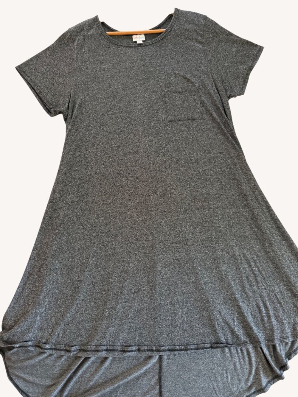 size 2xl gray carly lularoe knit t-shirt dress simply comfortable Mexico